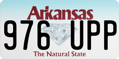 AR license plate 976UPP