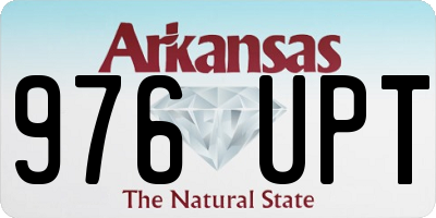 AR license plate 976UPT