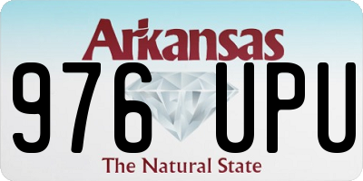 AR license plate 976UPU
