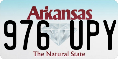 AR license plate 976UPY