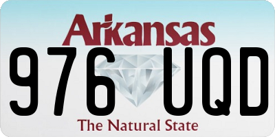 AR license plate 976UQD