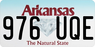 AR license plate 976UQE