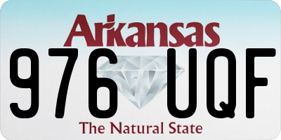 AR license plate 976UQF