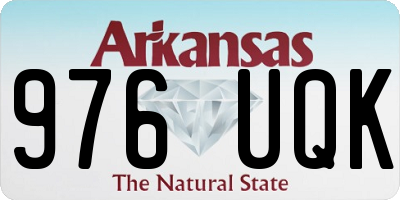 AR license plate 976UQK