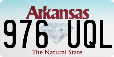 AR license plate 976UQL