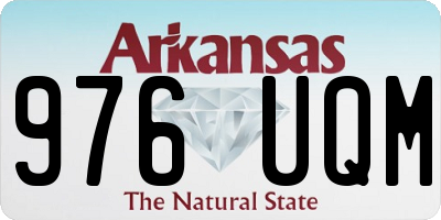AR license plate 976UQM