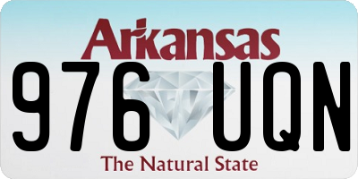 AR license plate 976UQN