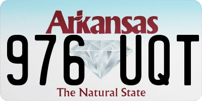 AR license plate 976UQT