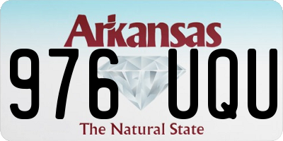 AR license plate 976UQU