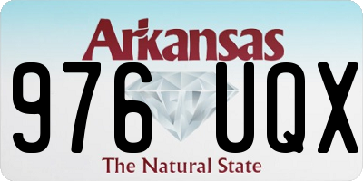 AR license plate 976UQX
