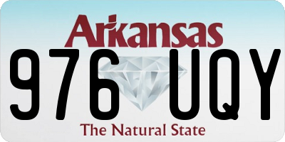AR license plate 976UQY