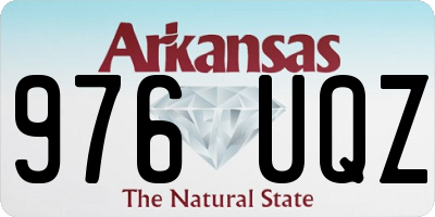 AR license plate 976UQZ