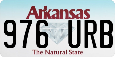 AR license plate 976URB