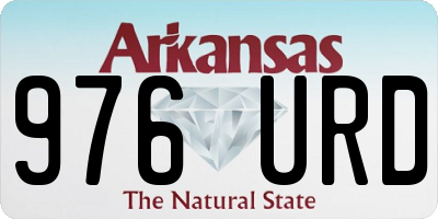 AR license plate 976URD