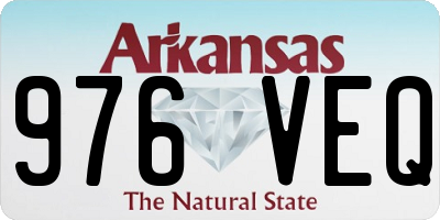 AR license plate 976VEQ