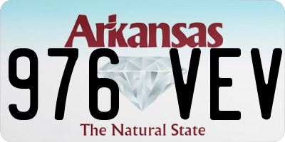 AR license plate 976VEV