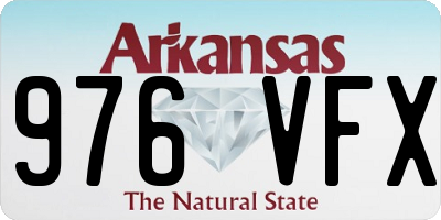 AR license plate 976VFX