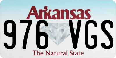 AR license plate 976VGS