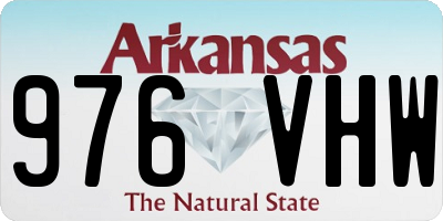 AR license plate 976VHW