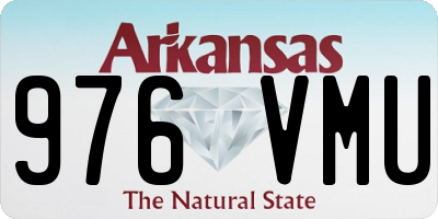 AR license plate 976VMU