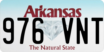 AR license plate 976VNT