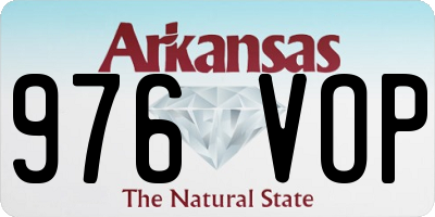 AR license plate 976VOP