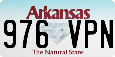 AR license plate 976VPN