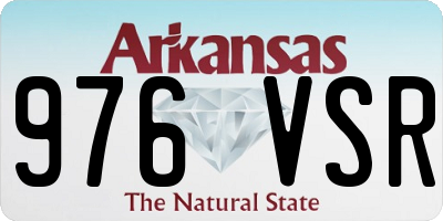 AR license plate 976VSR