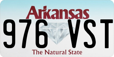 AR license plate 976VST