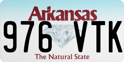 AR license plate 976VTK