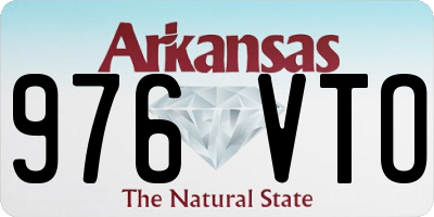 AR license plate 976VTO