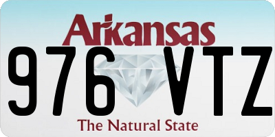 AR license plate 976VTZ