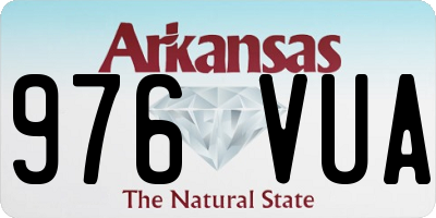 AR license plate 976VUA