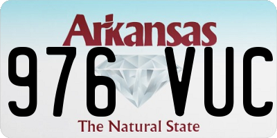 AR license plate 976VUC