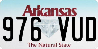 AR license plate 976VUD