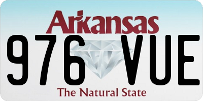 AR license plate 976VUE