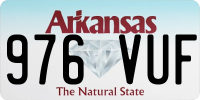 AR license plate 976VUF