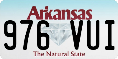 AR license plate 976VUI