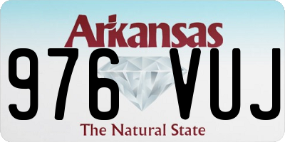 AR license plate 976VUJ