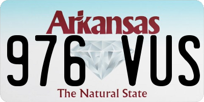 AR license plate 976VUS