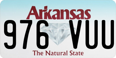AR license plate 976VUU