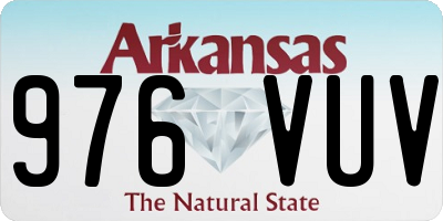 AR license plate 976VUV
