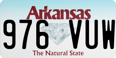 AR license plate 976VUW
