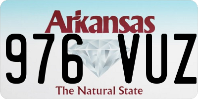 AR license plate 976VUZ