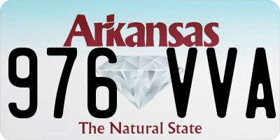 AR license plate 976VVA