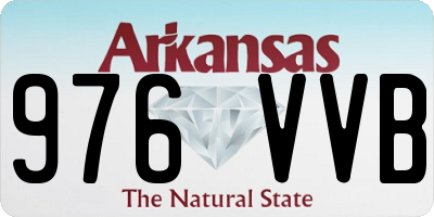 AR license plate 976VVB
