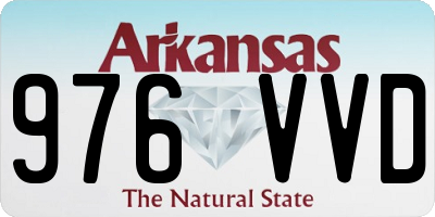AR license plate 976VVD
