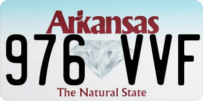AR license plate 976VVF