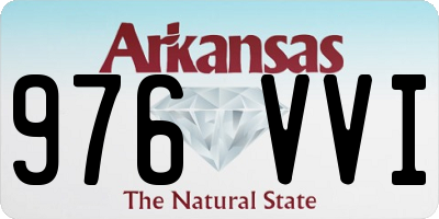 AR license plate 976VVI
