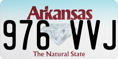 AR license plate 976VVJ